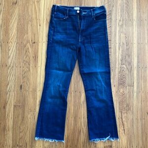 MOTHER The Hustler Ankle Fray Jean Size 31